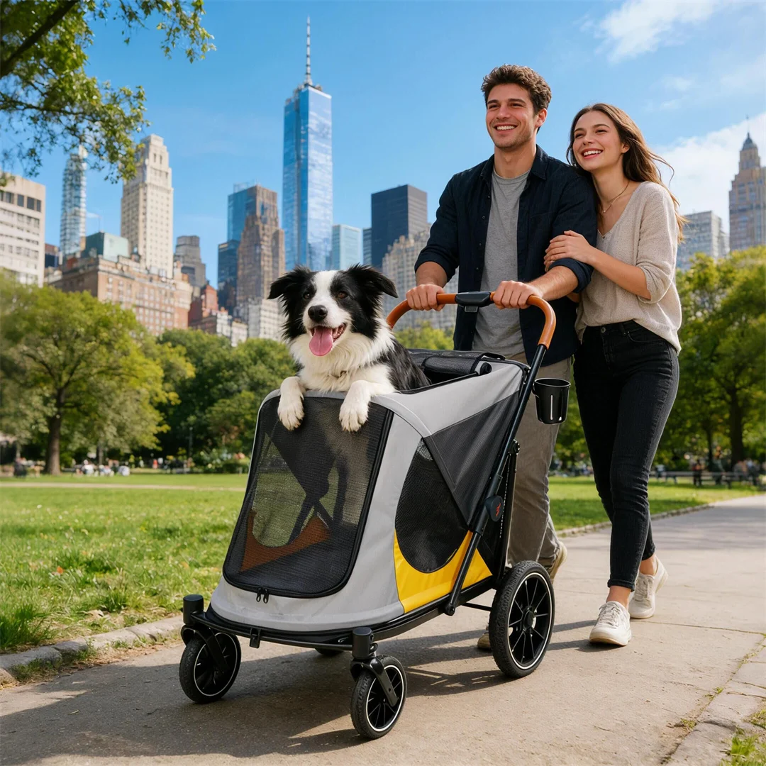 Portable Outdoor Dog Stroller for Large Dogs - Image 2
