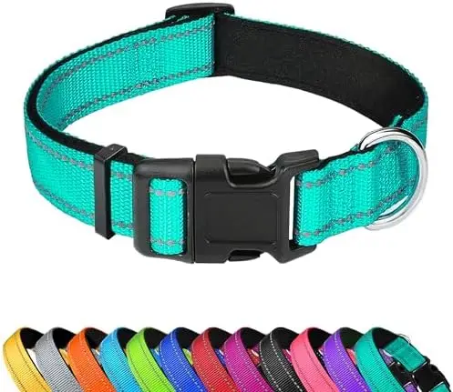 Reflective Adjustable Soft Collar for Medium Dogs