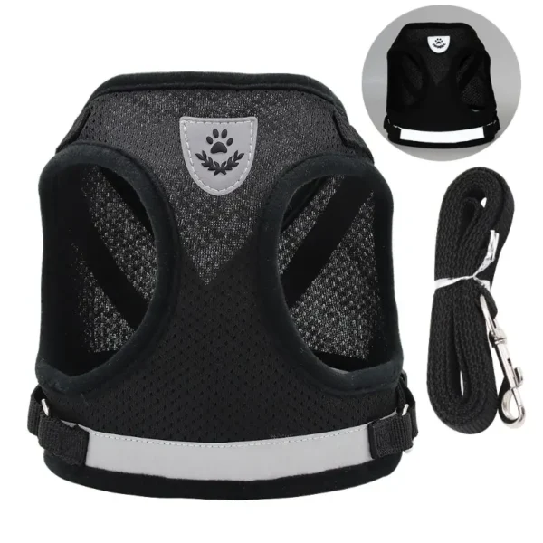 Dog Mesh Breathable Adjustable Reflective Undershirt