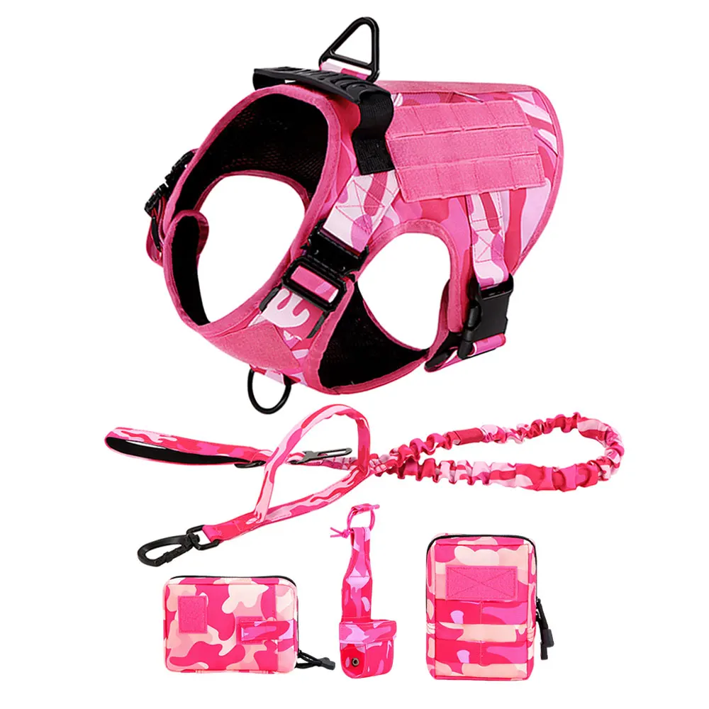 Military Camouflage Harness For Large Medium Dogs - Image 7