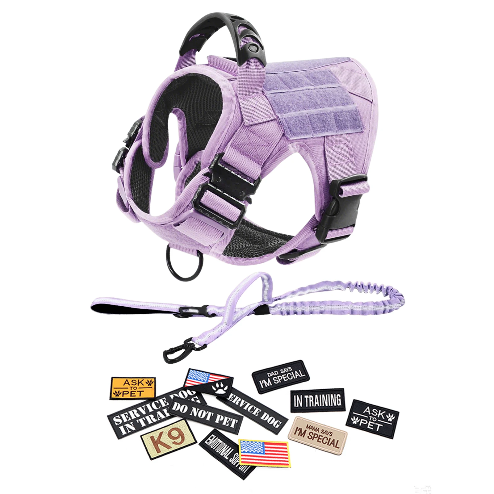 Military Camouflage Harness For Large Medium Dogs - Image 19