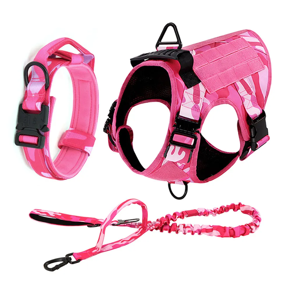 Military Camouflage Harness For Large Medium Dogs - Image 8