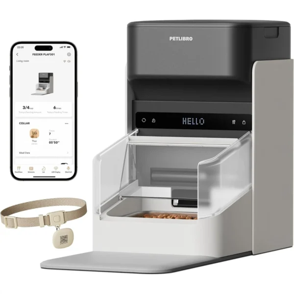 Automatic Cat Feeder with Multi-Pet Collar Sensor