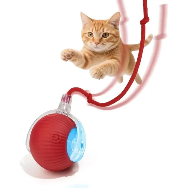Rechargeable Smart Moving Interactive Pet Toy Ball