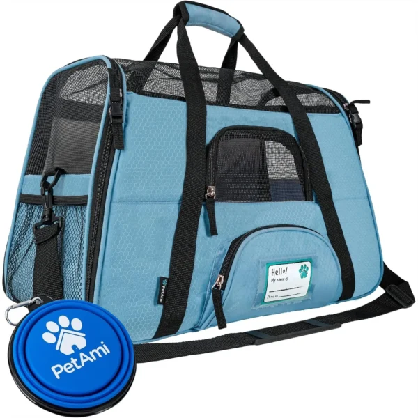 Airline Approved Ventilated Pet Carrier - Sherpa Bed