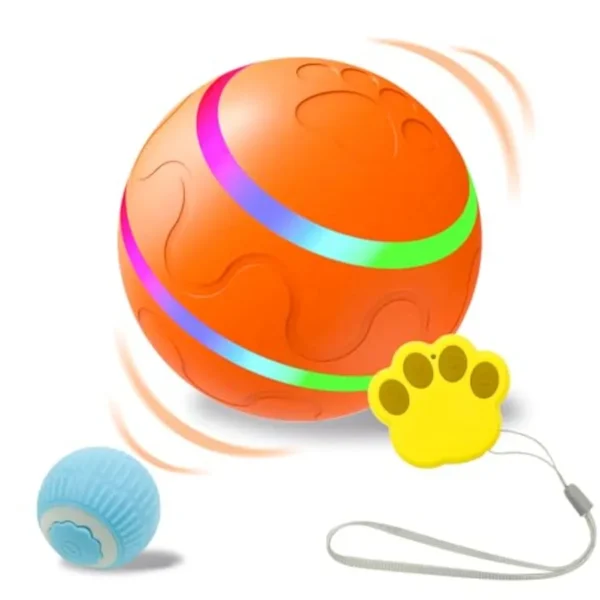 Interactive Dog Ball: Remote Control, Rechargeable, Waterproof