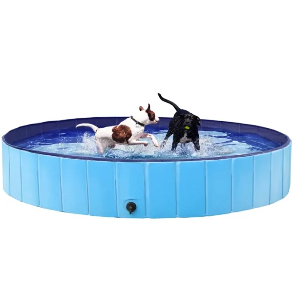 63"x12" Large Foldable Hard Plastic Dog Pool