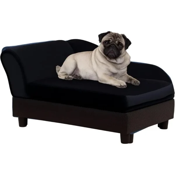 Luxury Soft Foam Dog Couch - Hidden Storage