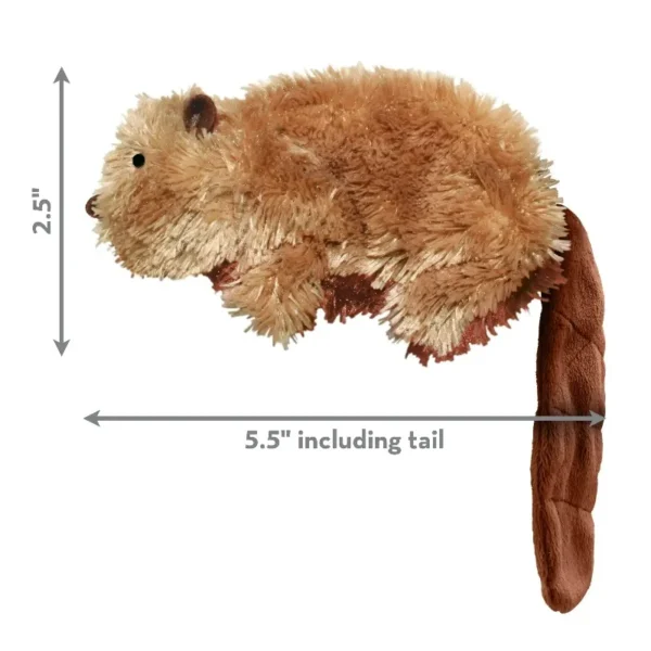Small Beaver Dog Toy with Squeaker