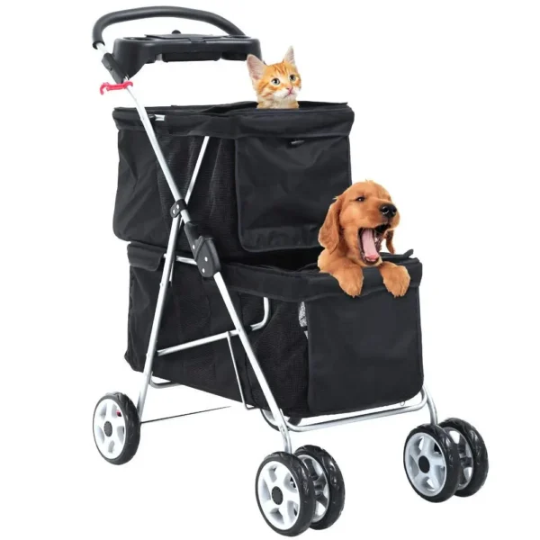 Double Pet Stroller - Small/Medium Dogs and/or Cats