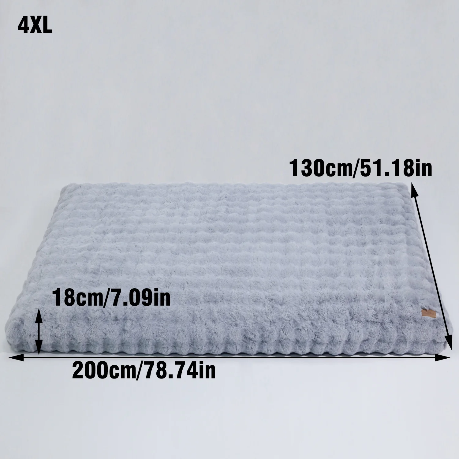M-4XL Ultra-soft Calming Plush Pet Bed - Image 2