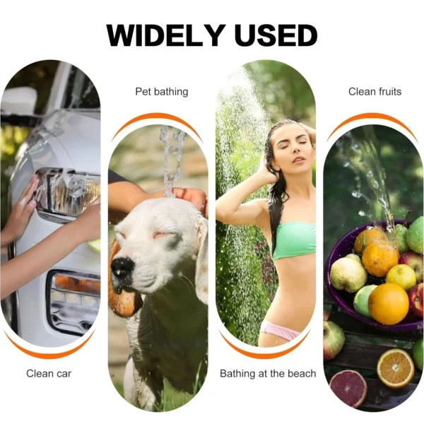 Handheld Rechargeable Portable Outdoor Pet Bath Sprayer