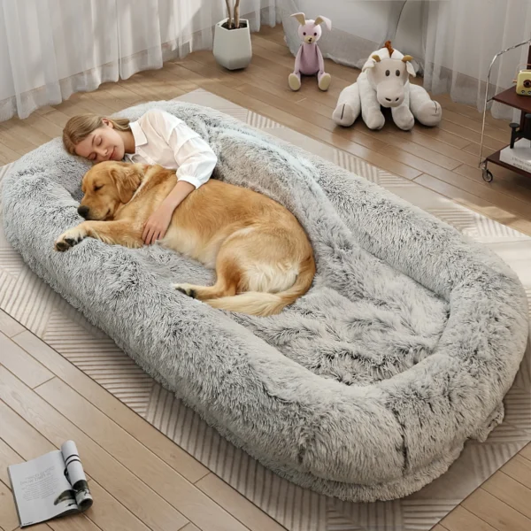 Human Dog Bed, Orthopedic Design, Removable Cover