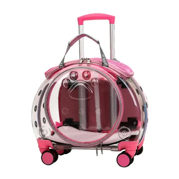 Telescopic Pet Carrier - Ventilation Holes, Silent Wheels